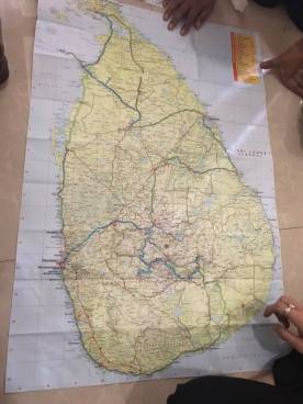 Sri Lanka map
